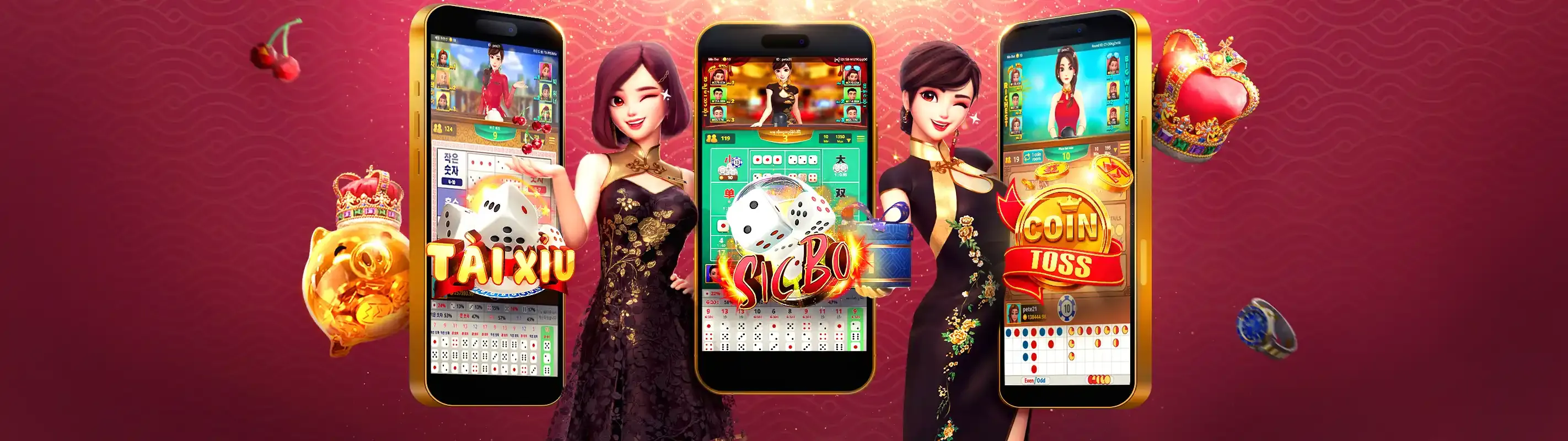 Hình ảnh chính Nổ Hũ Vicclub với các biểu tượng trò chơi slot và giải độc đắc